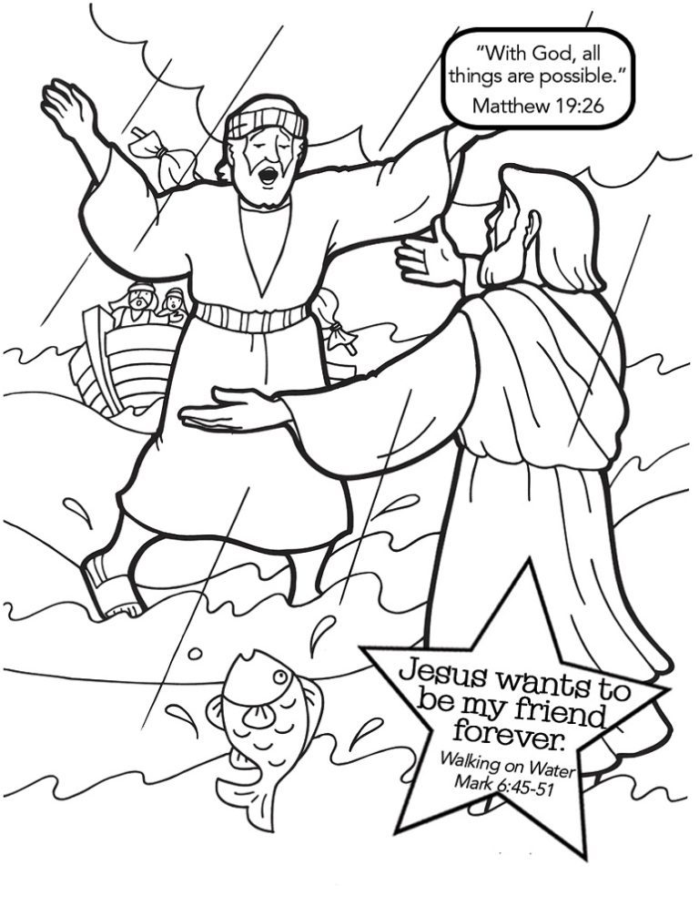 90 Printable Bible Story Coloring Book 52