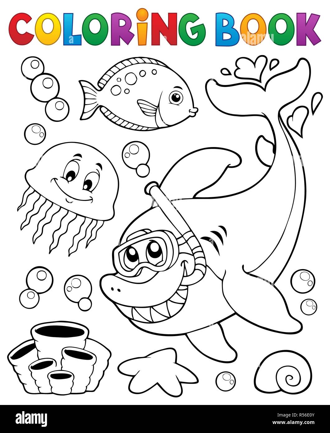 90 Printable Snorkeling Coloring Pages 34