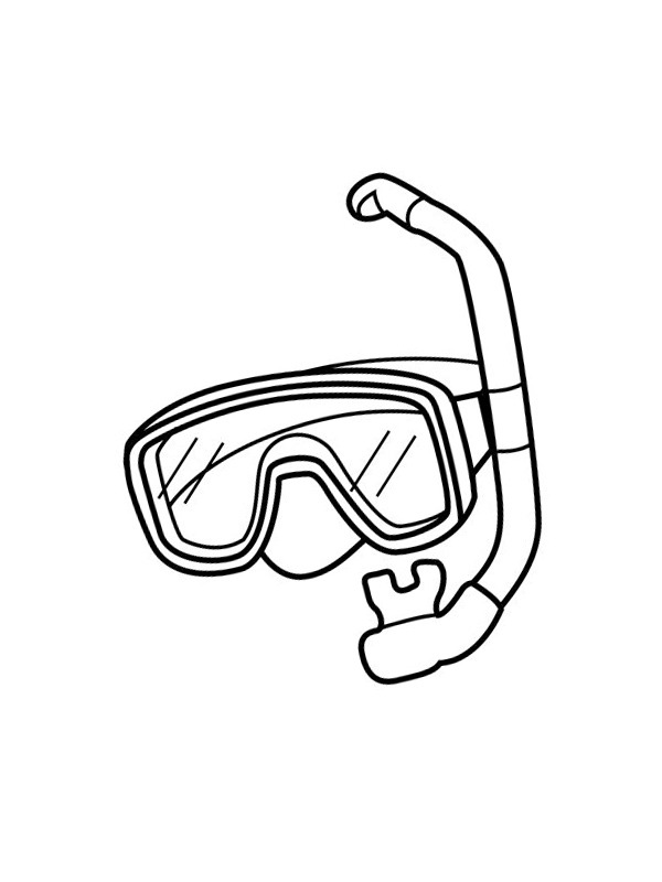 90 Printable Snorkeling Coloring Pages 49