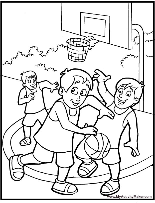 90 Printable Summer Sports Coloring Pages 17