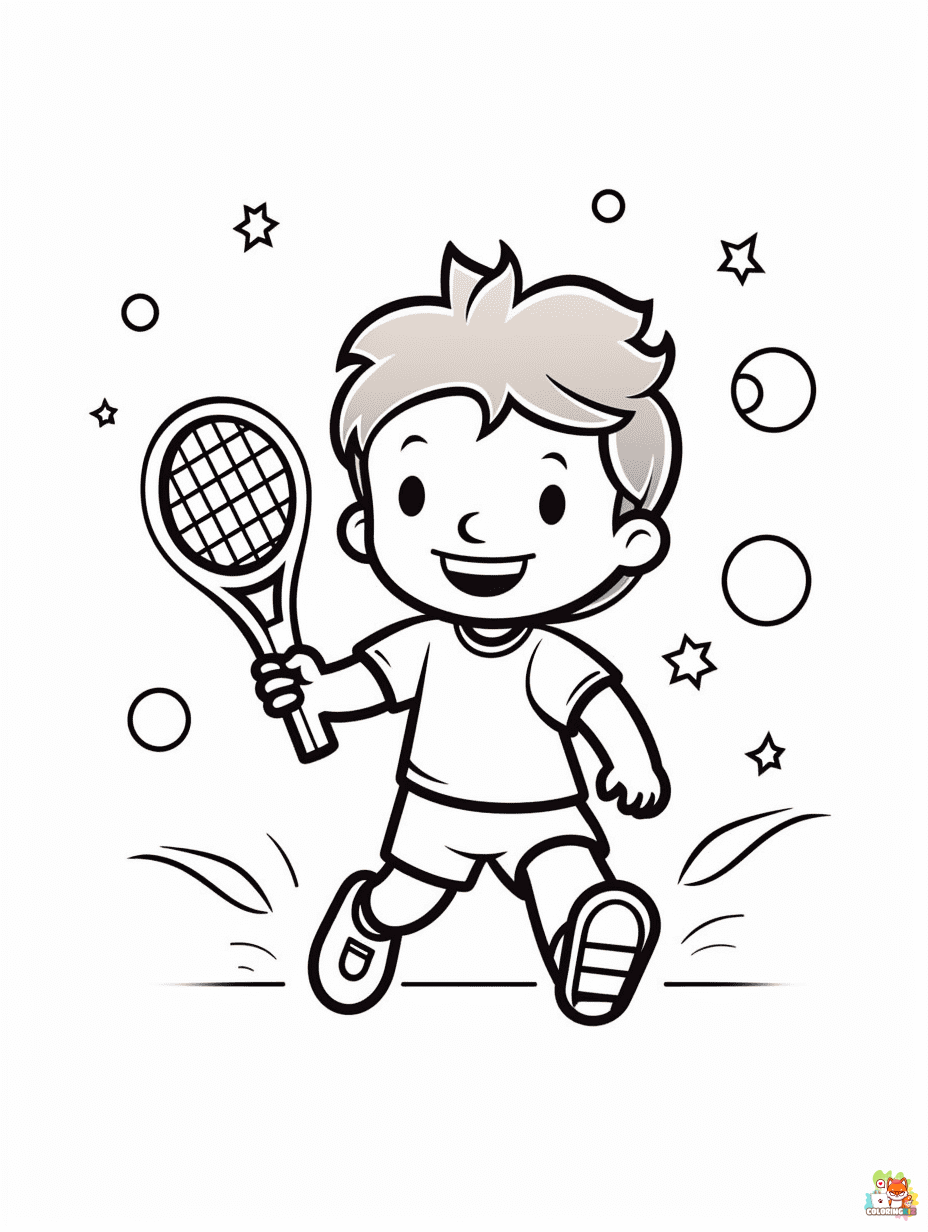 90 Printable Summer Sports Coloring Pages 25