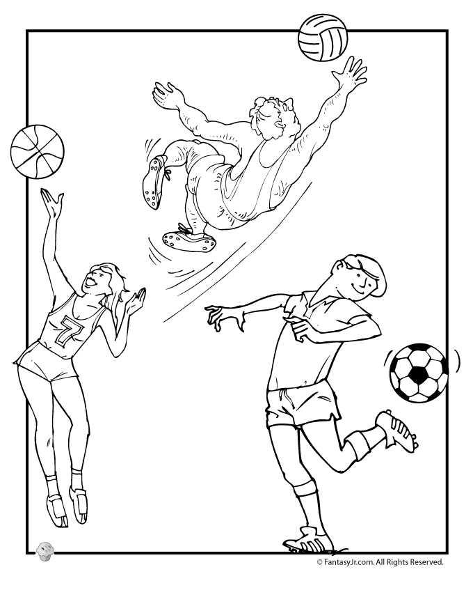 90 Printable Summer Sports Coloring Pages 84