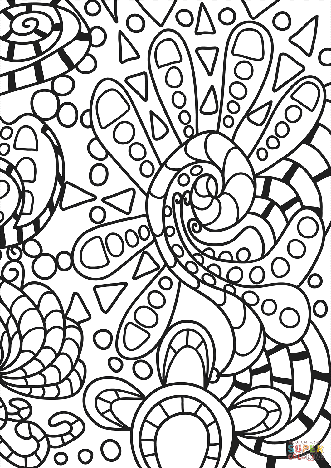 Get 85 Coloring Sheets Abstract Ideas 24