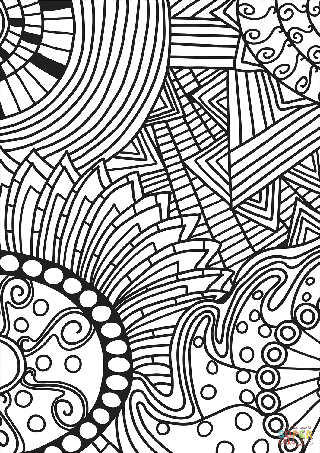 Get 85 Coloring Sheets Abstract Ideas 5