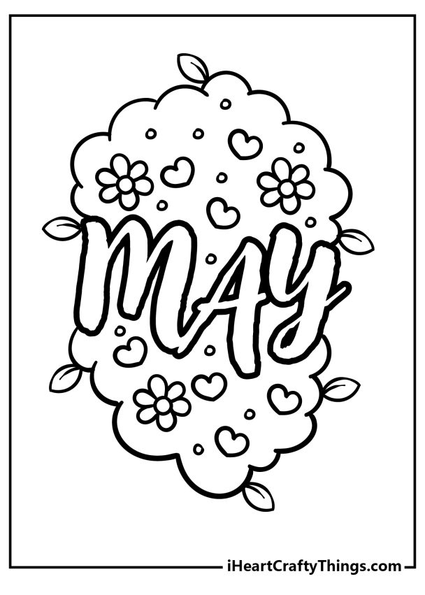 Get 85 May Coloring Pages Printable Ideas 12