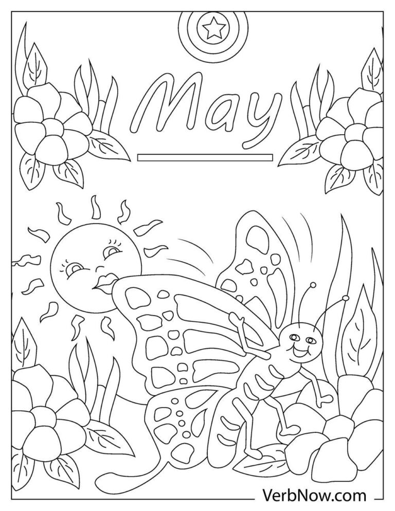 Get 85 May Coloring Pages Printable Ideas 27