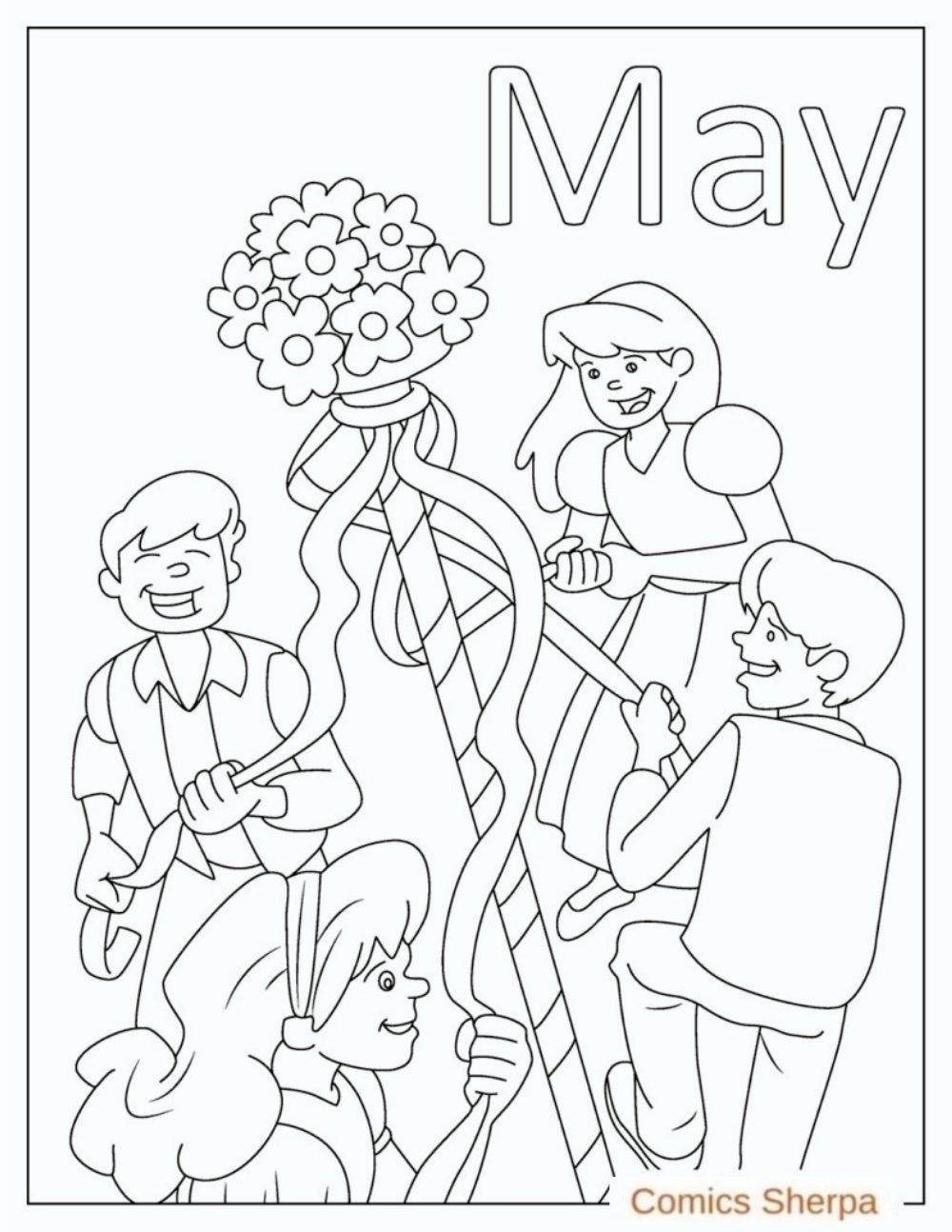 Get 85 May Coloring Pages Printable Ideas 34