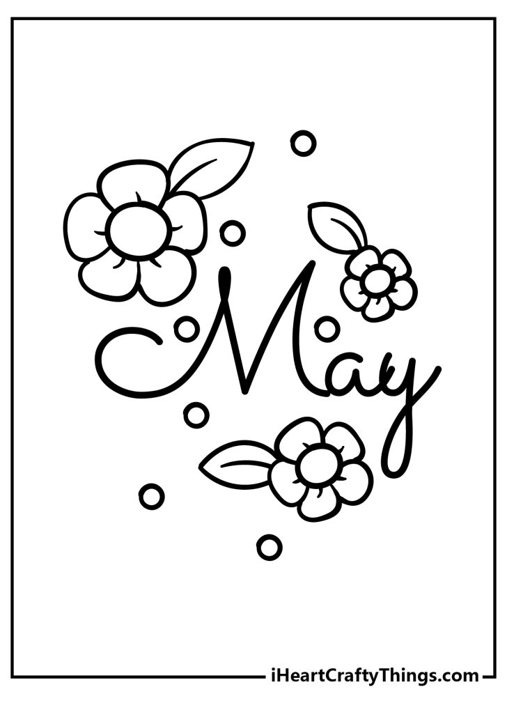 Get 85 May Coloring Pages Printable Ideas 36