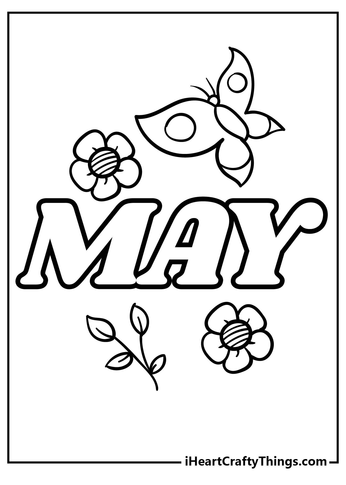 Get 85 May Coloring Pages Printable Ideas 45