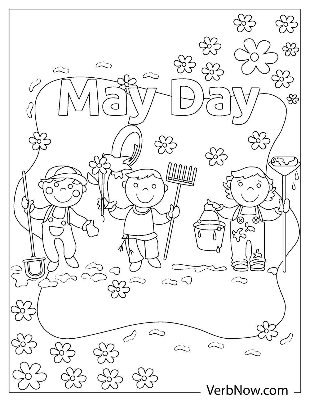 Get 85 May Coloring Pages Printable Ideas 48