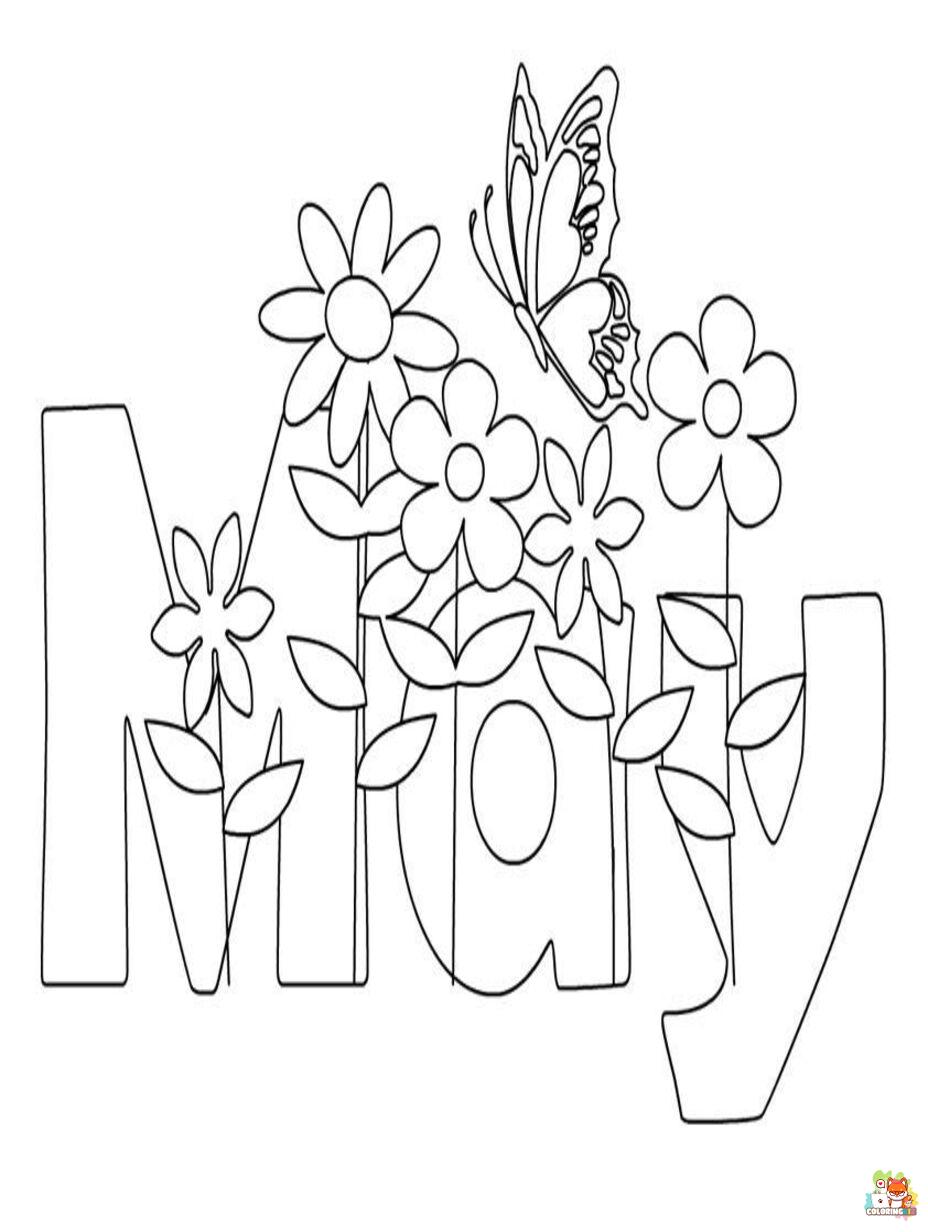 Get 85 May Coloring Pages Printable Ideas 63