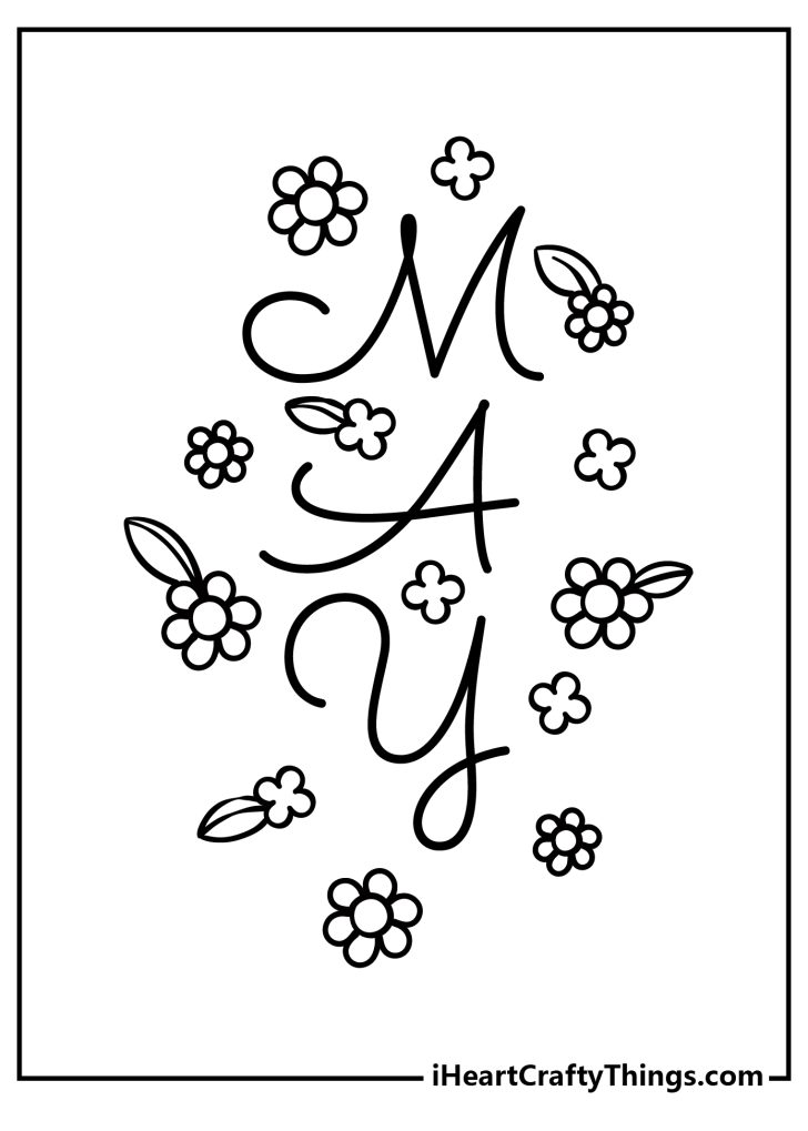 Get 85 May Coloring Pages Printable Ideas 65