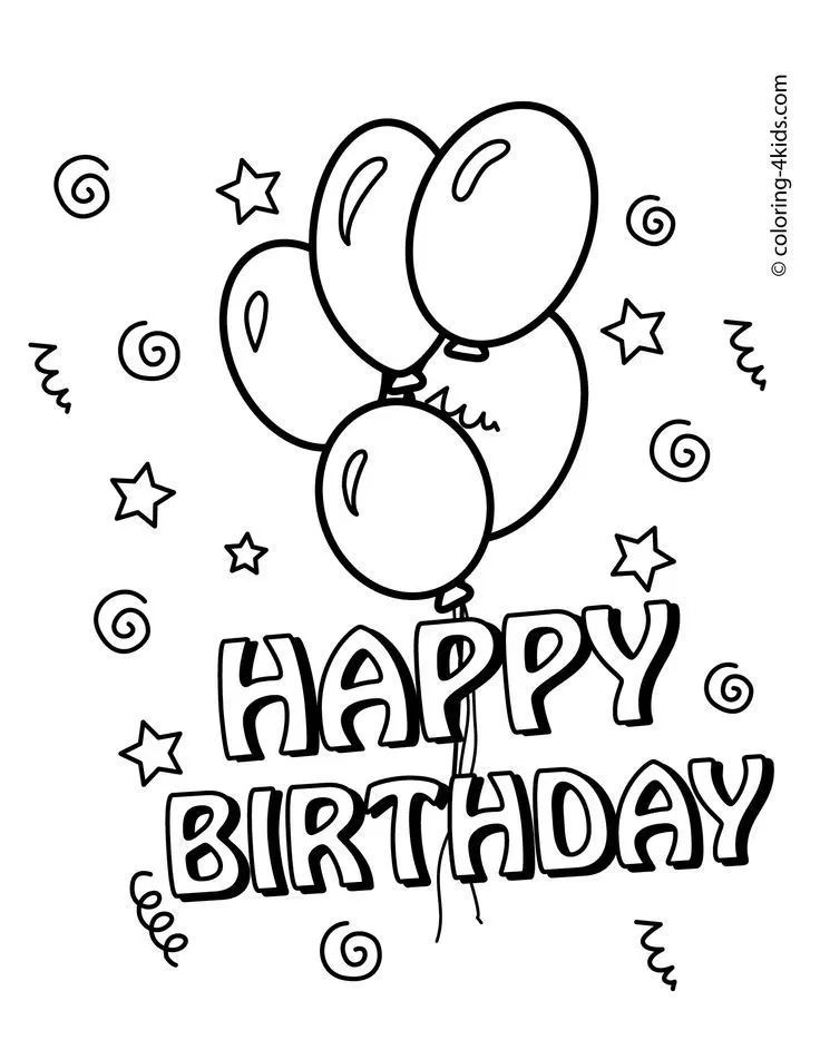 Get 85 Printable Coloring Cards For Birthdays Ideas 10