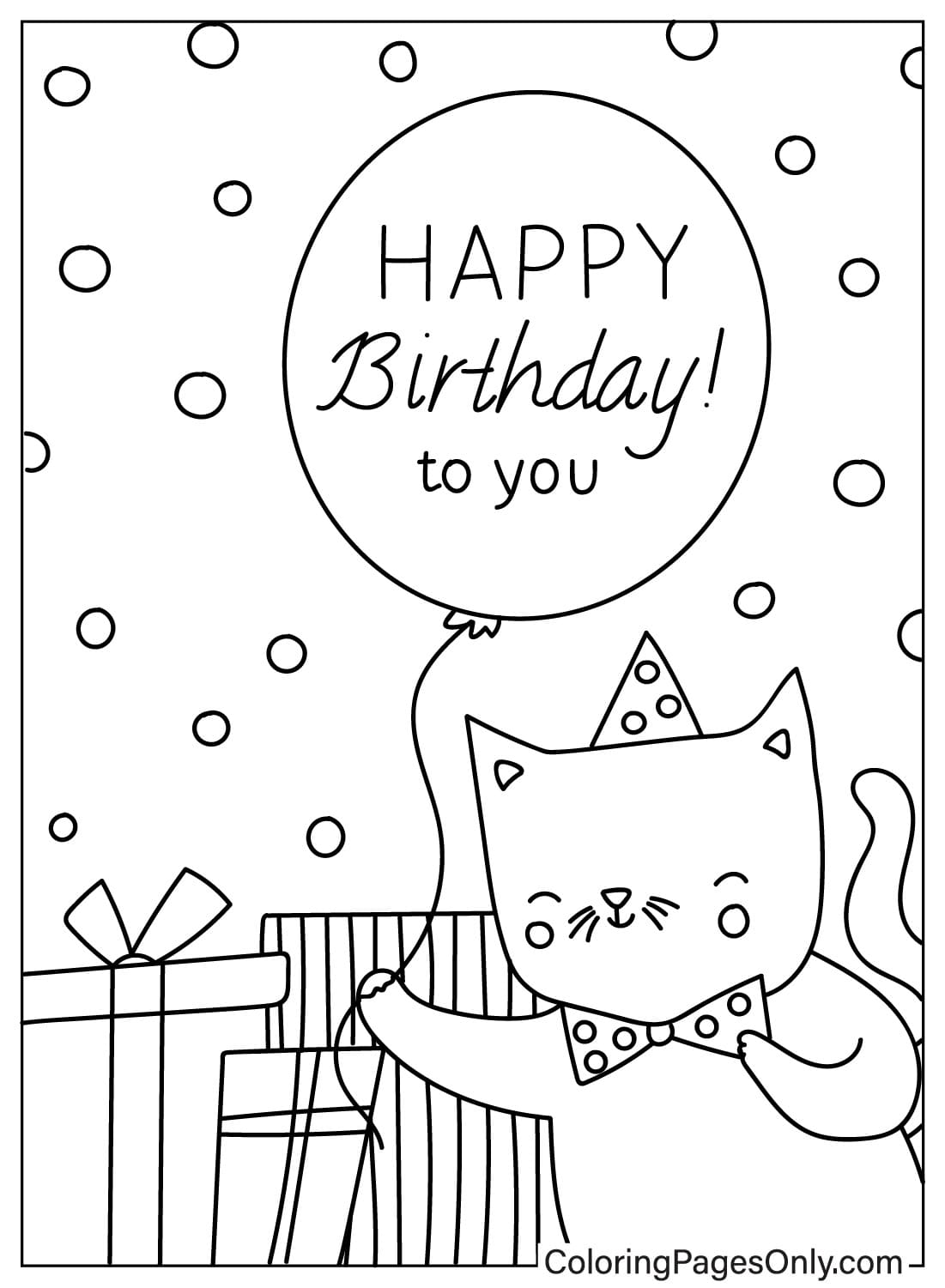 Get 85 Printable Coloring Cards For Birthdays Ideas 21