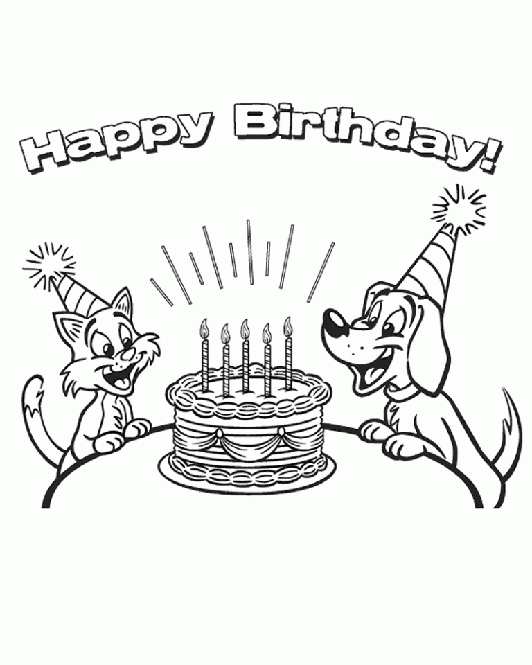 Get 85 Printable Coloring Cards For Birthdays Ideas 34