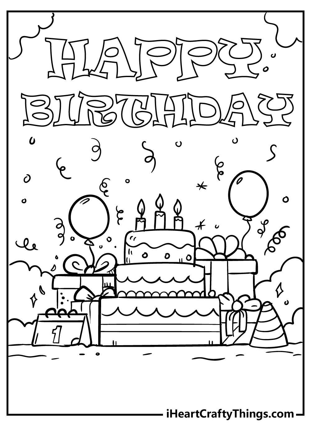 Get 85 Printable Coloring Cards For Birthdays Ideas 50