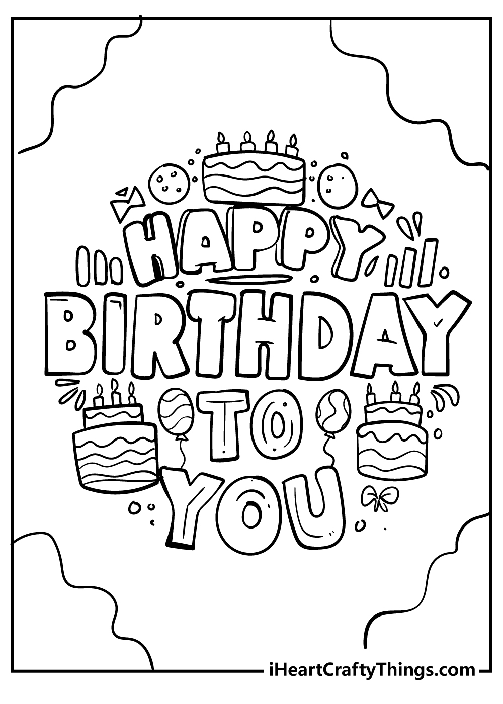 Get 85 Printable Coloring Cards For Birthdays Ideas 53