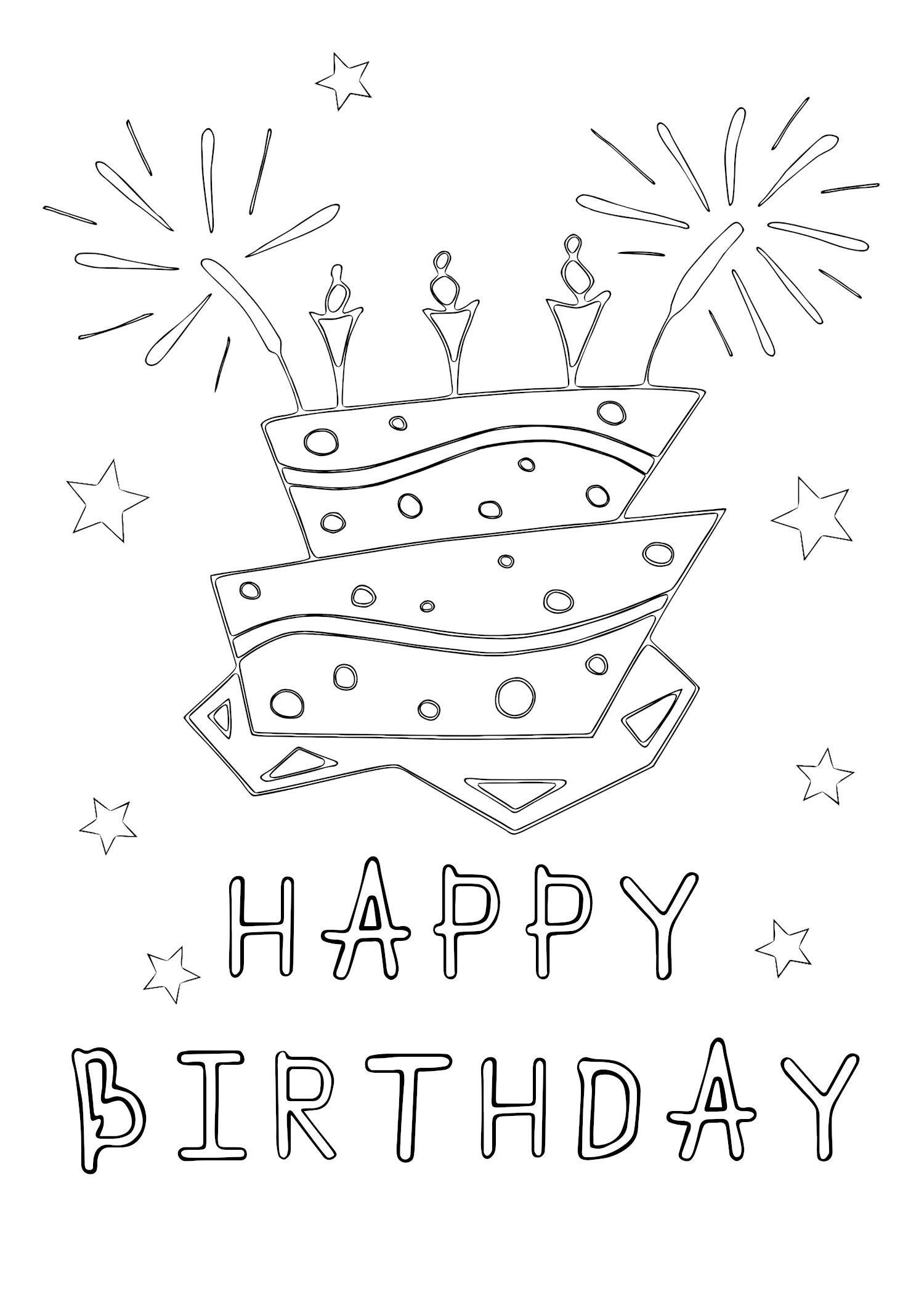 Get 85 Printable Coloring Cards For Birthdays Ideas 56