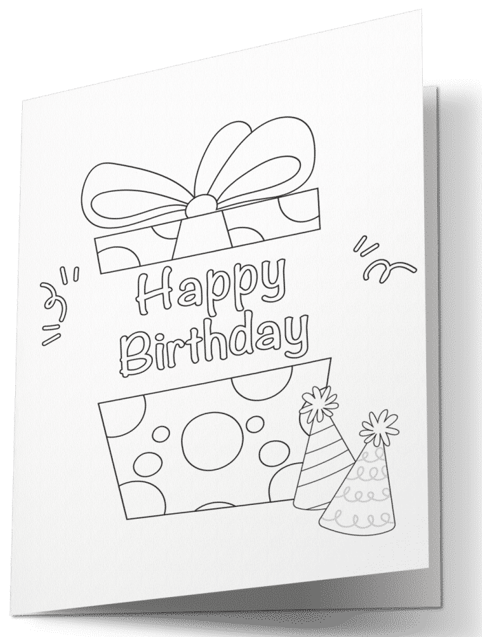 Get 85 Printable Coloring Cards For Birthdays Ideas 60