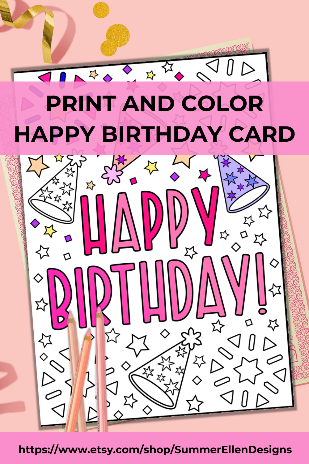 Get 85 Printable Coloring Cards For Birthdays Ideas 64