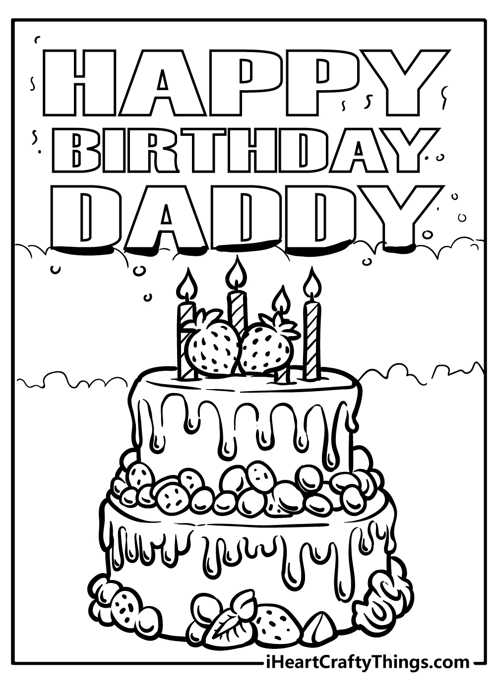 Get 85 Printable Coloring Cards For Birthdays Ideas 8