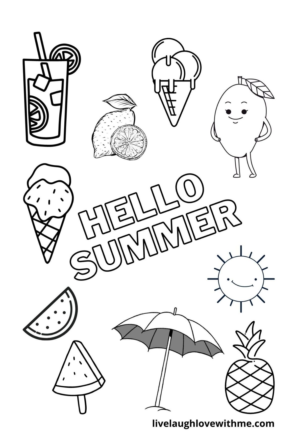 Get 85 Summer Coloring Paper Ideas 1