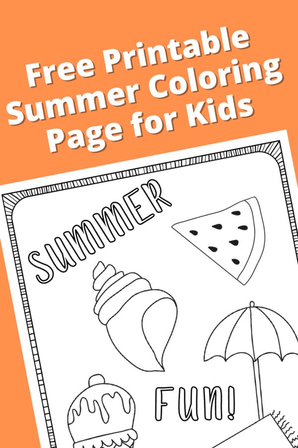 Get 85 Summer Coloring Paper Ideas 16