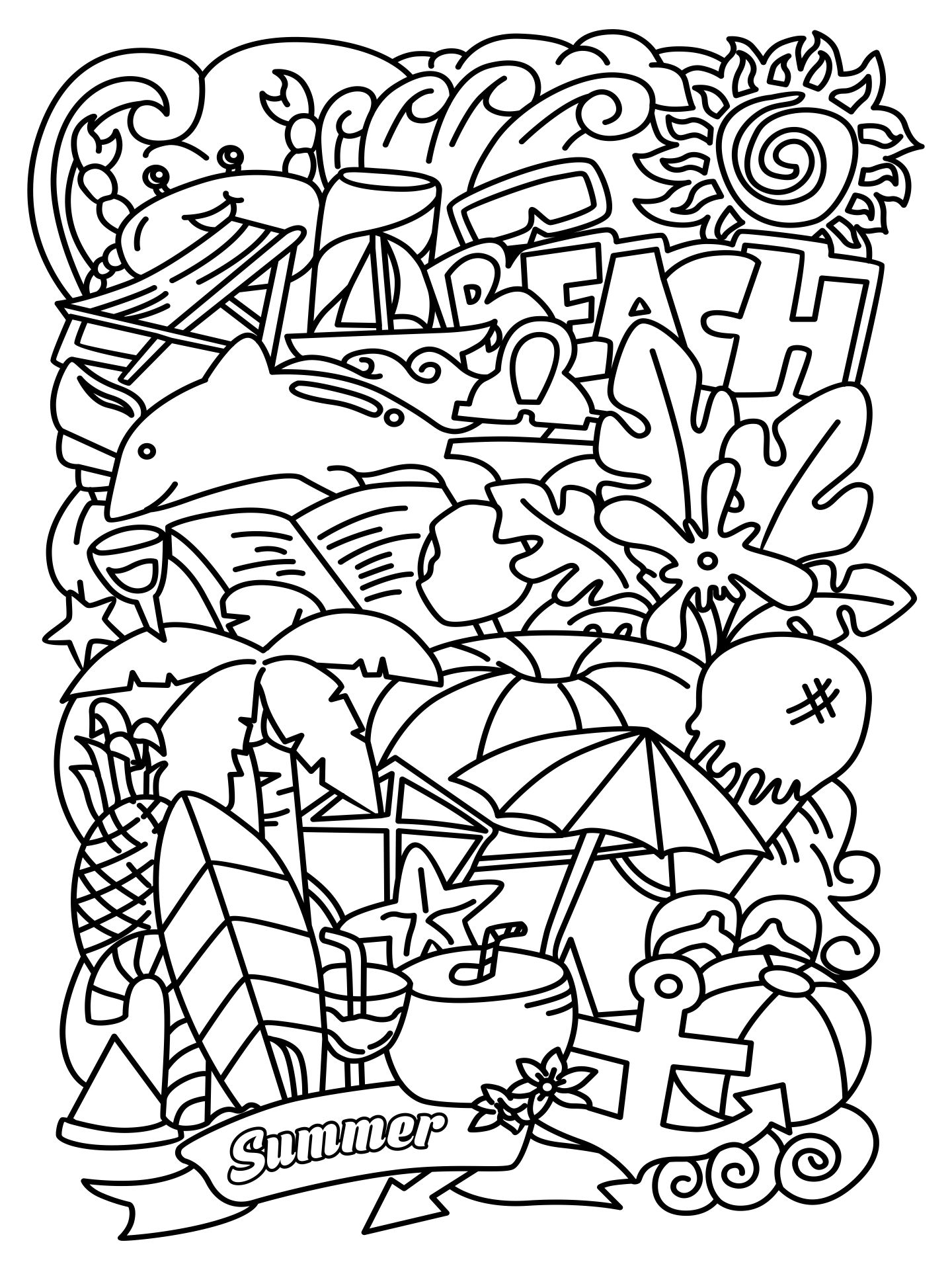 Get 85 Summer Coloring Paper Ideas 4