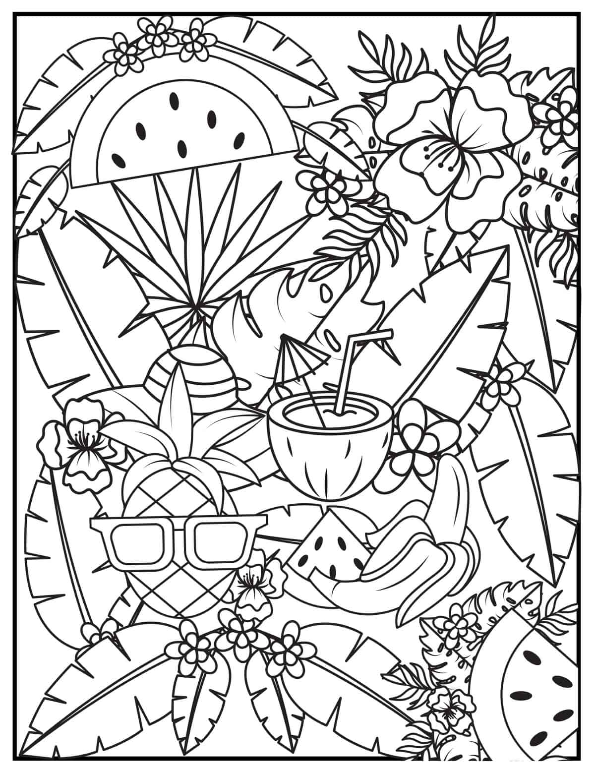 Get 85 Summer Coloring Paper Ideas 48