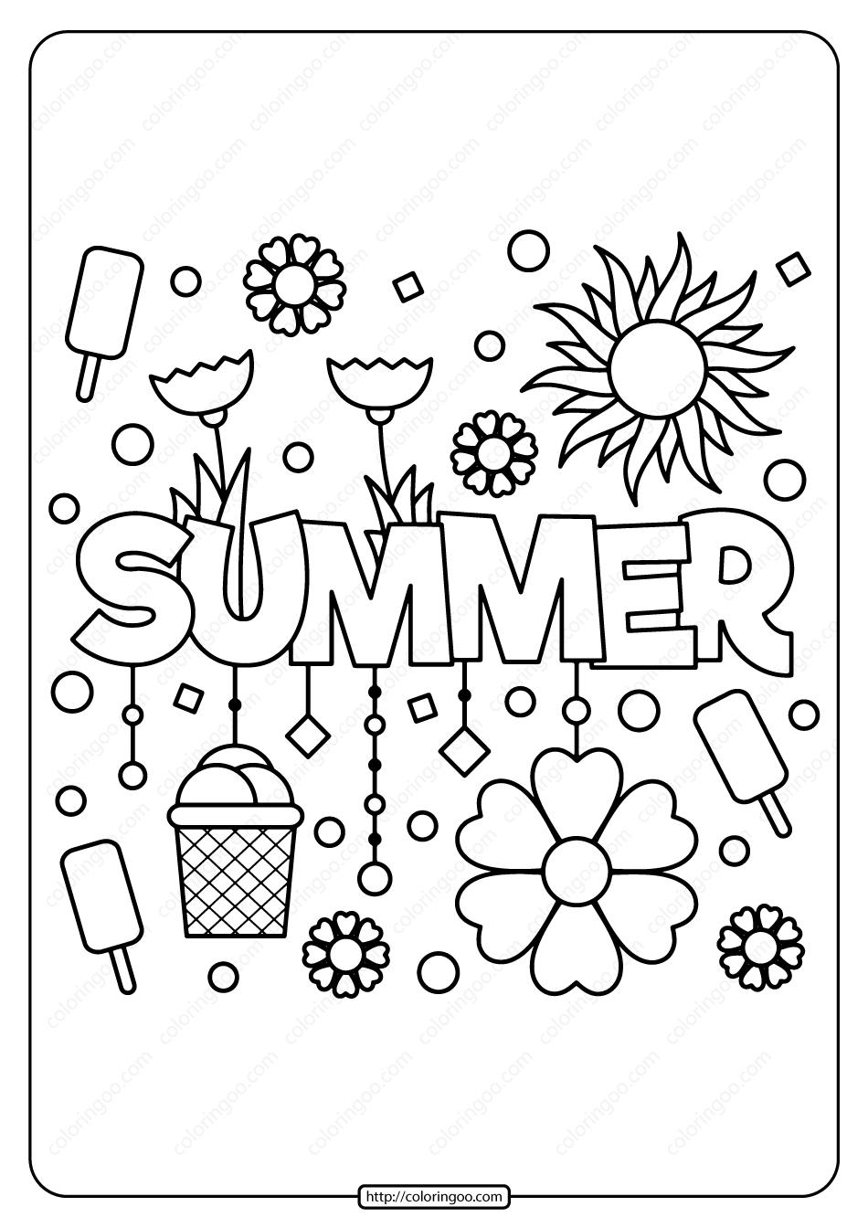 Get 85 Summer Coloring Paper Ideas 52