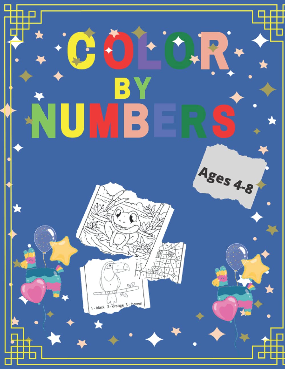 60 Printable Books Color By Number 35