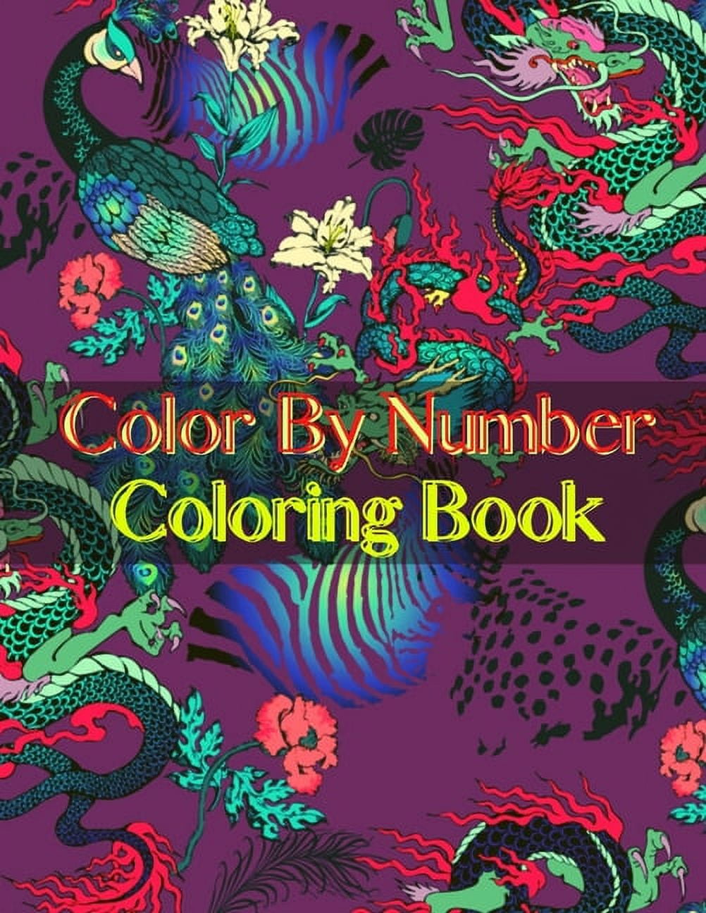 60 Printable Books Color By Number 48