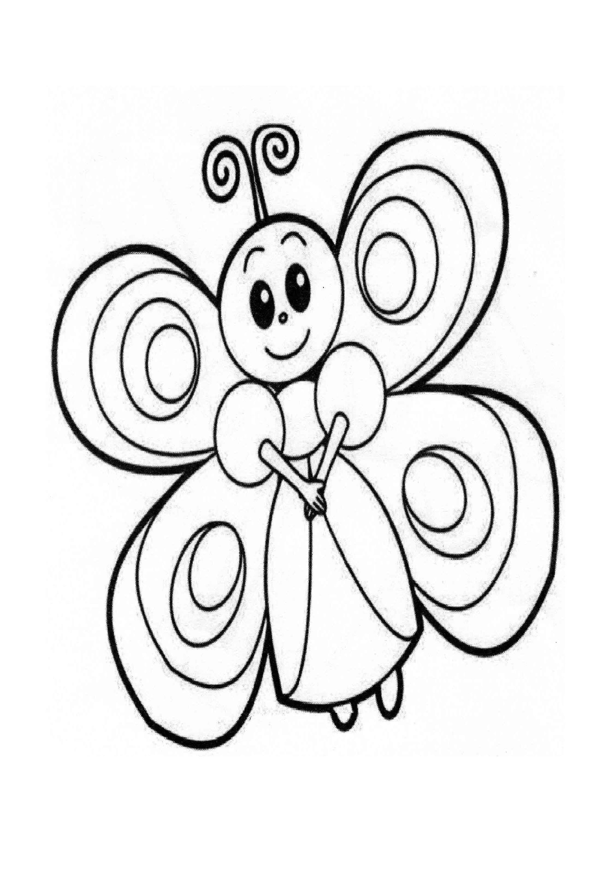 60 Printable Butterfly Coloring Book 45