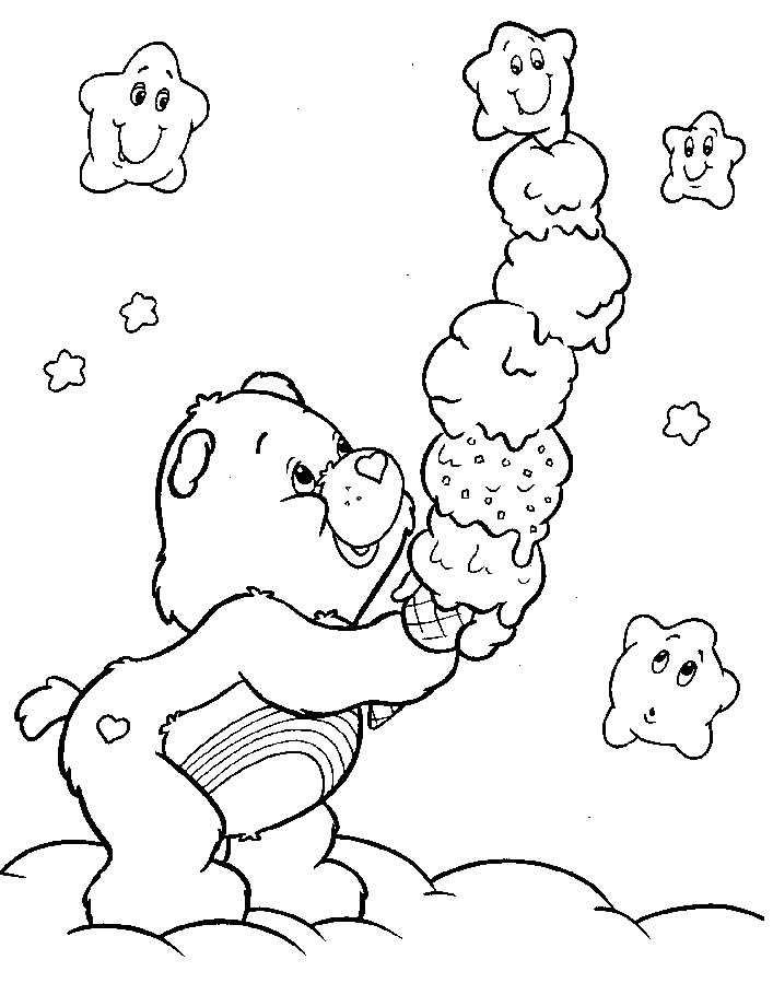 60 Printable Care Bear Coloring Book 11