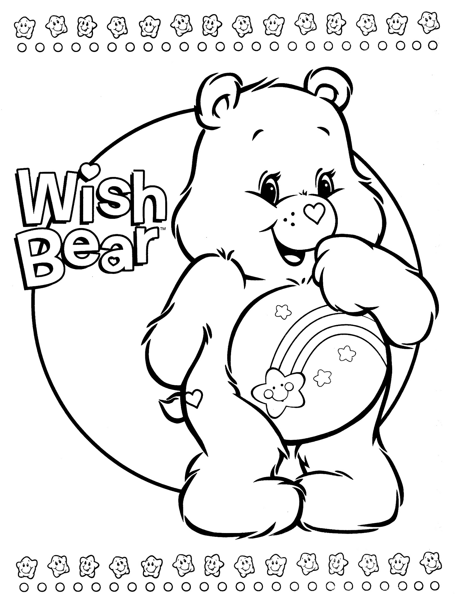 60 Printable Care Bear Coloring Book 17