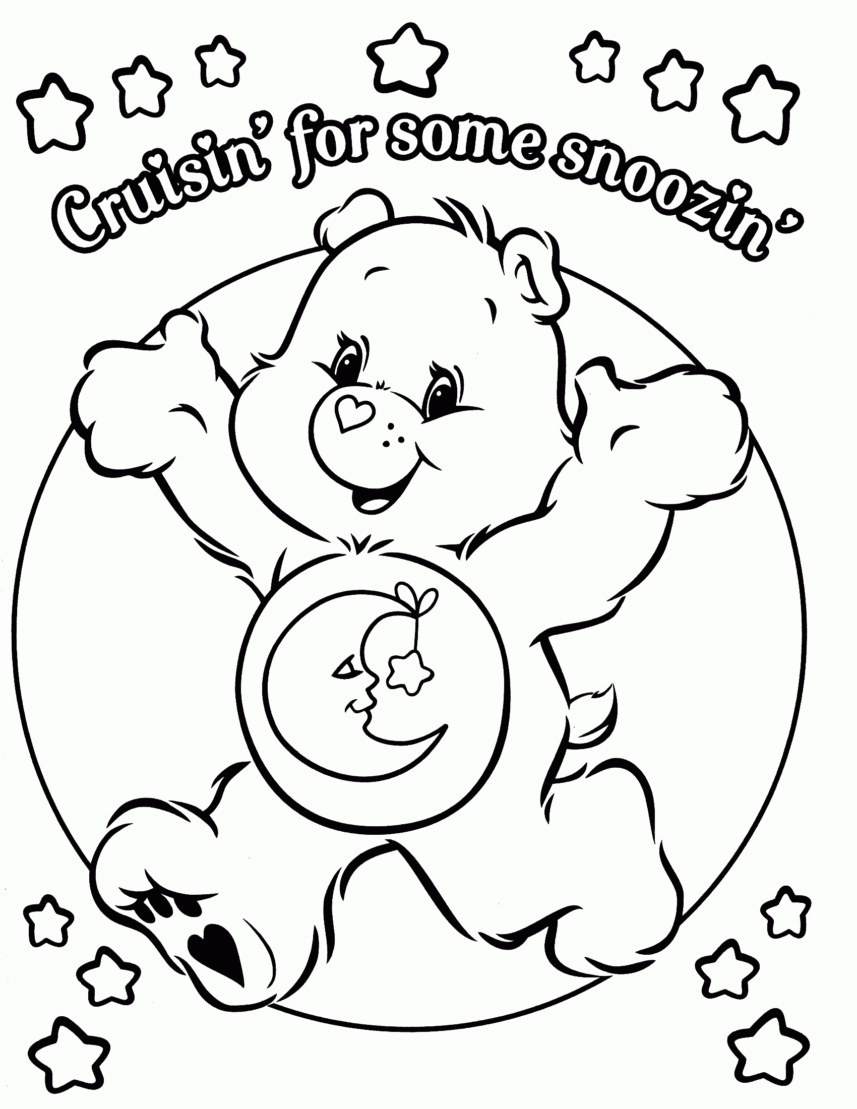 60 Printable Care Bear Coloring Book 18