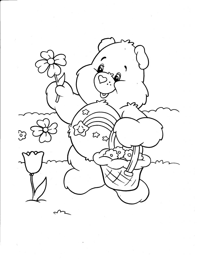 60 Printable Care Bear Coloring Book 2