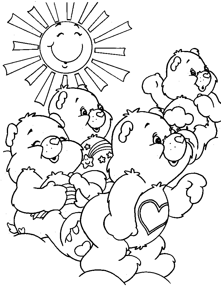 60 Printable Care Bear Coloring Book 20