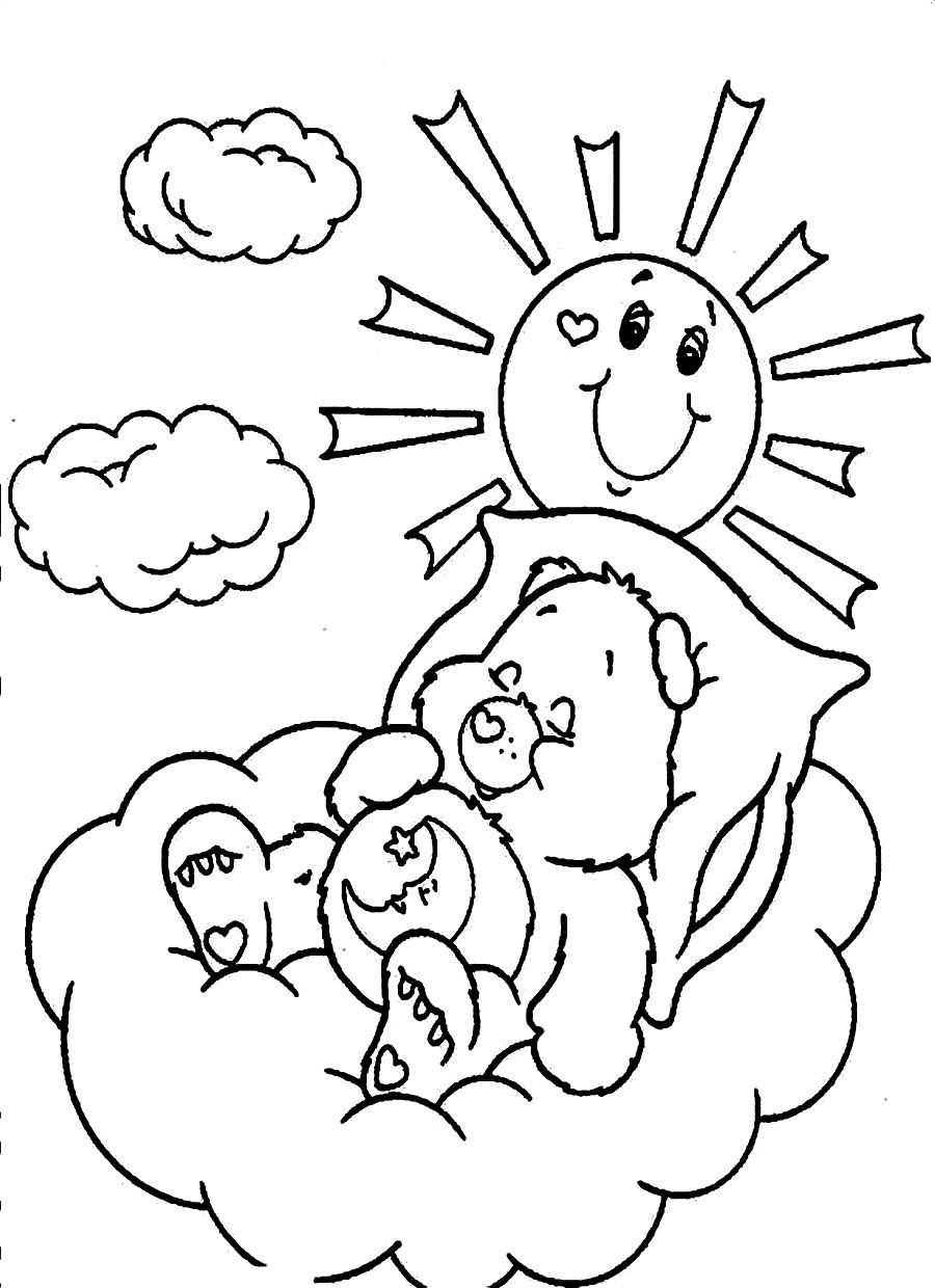 60 Printable Care Bear Coloring Book 22