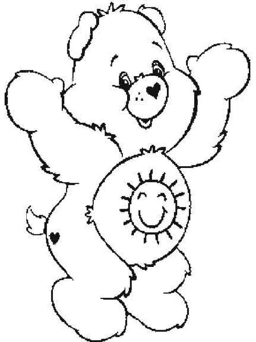 60 Printable Care Bear Coloring Book 26