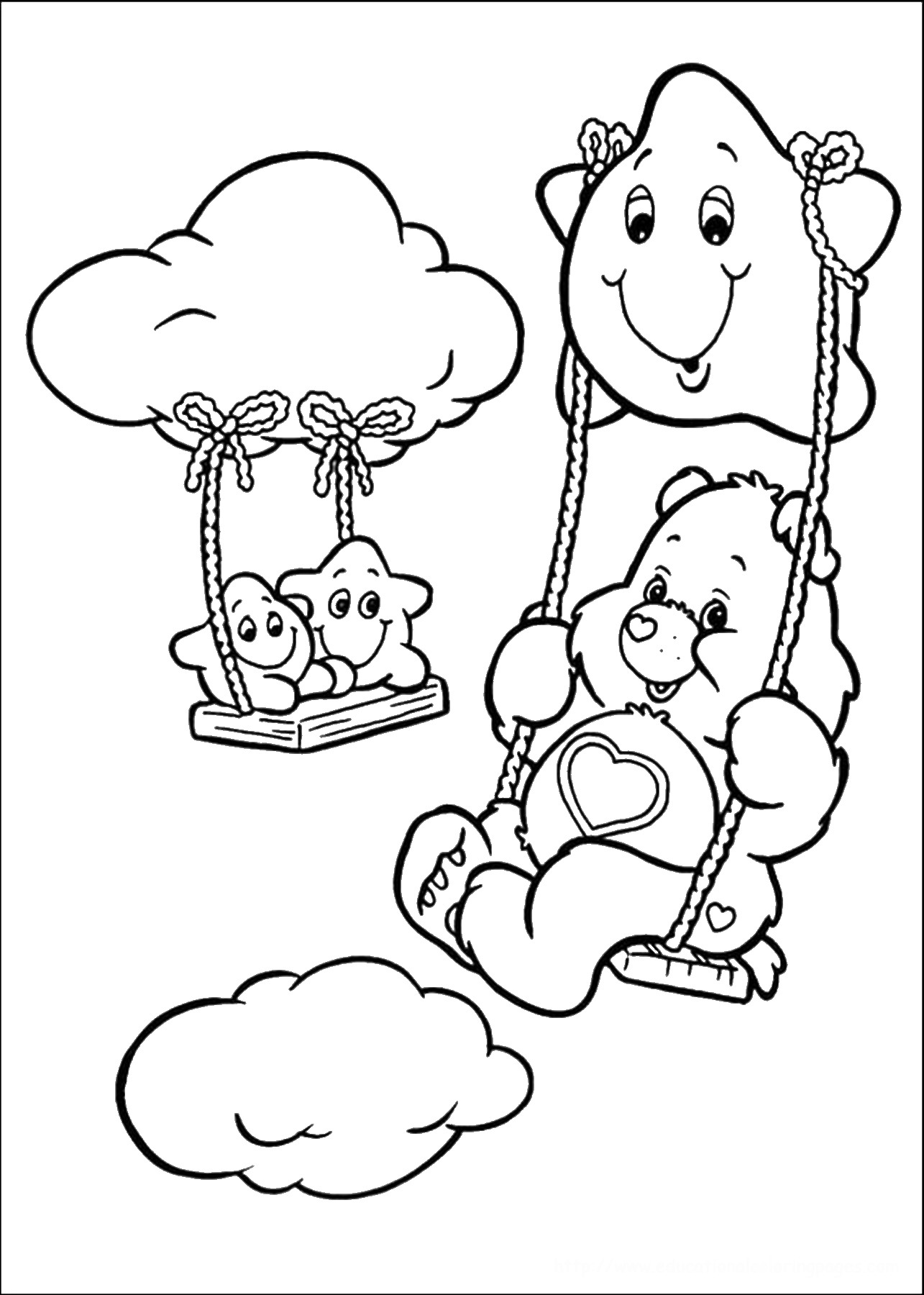 60 Printable Care Bear Coloring Book 27