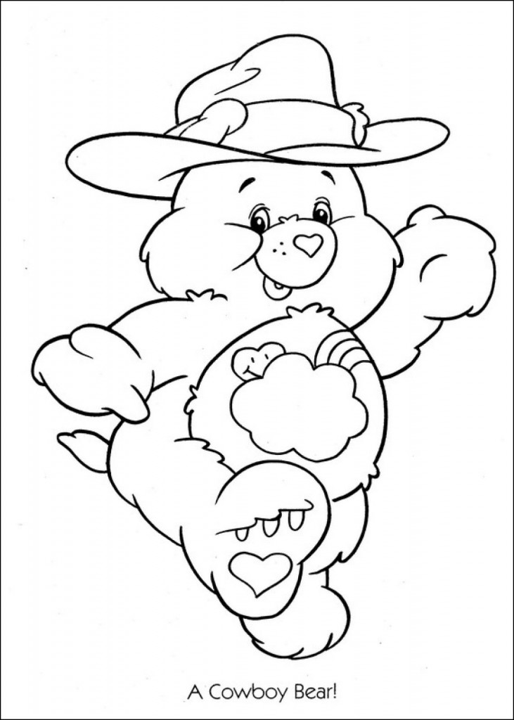 60 Printable Care Bear Coloring Book 28