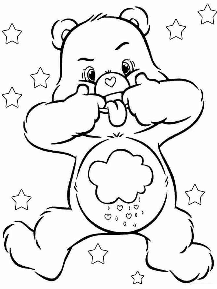 60 Printable Care Bear Coloring Book 3