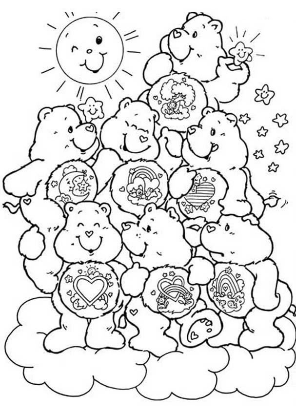 60 Printable Care Bear Coloring Book 31