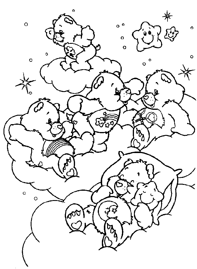 60 Printable Care Bear Coloring Book 35