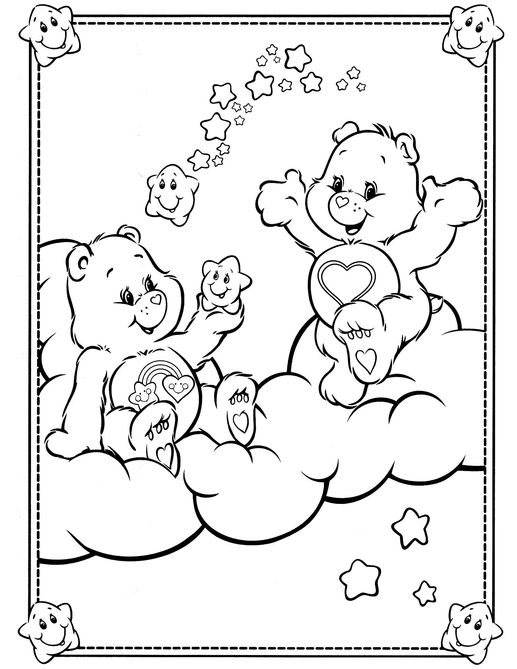 60 Printable Care Bear Coloring Book 37