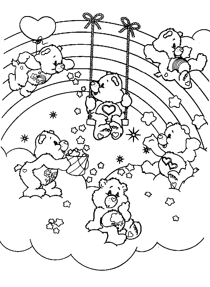 60 Printable Care Bear Coloring Book 41