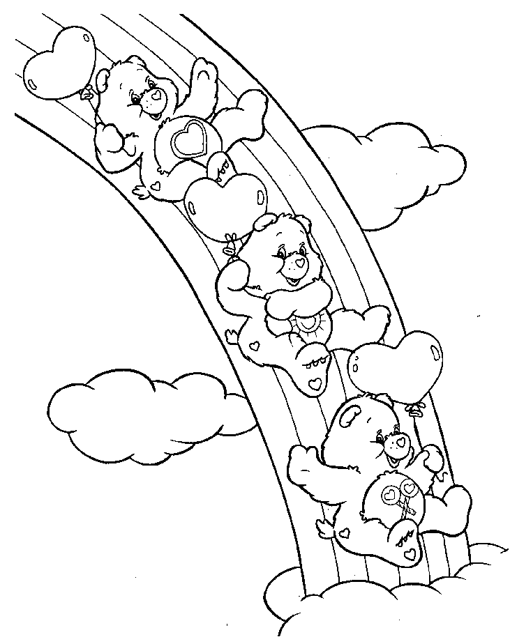 60 Printable Care Bear Coloring Book 42