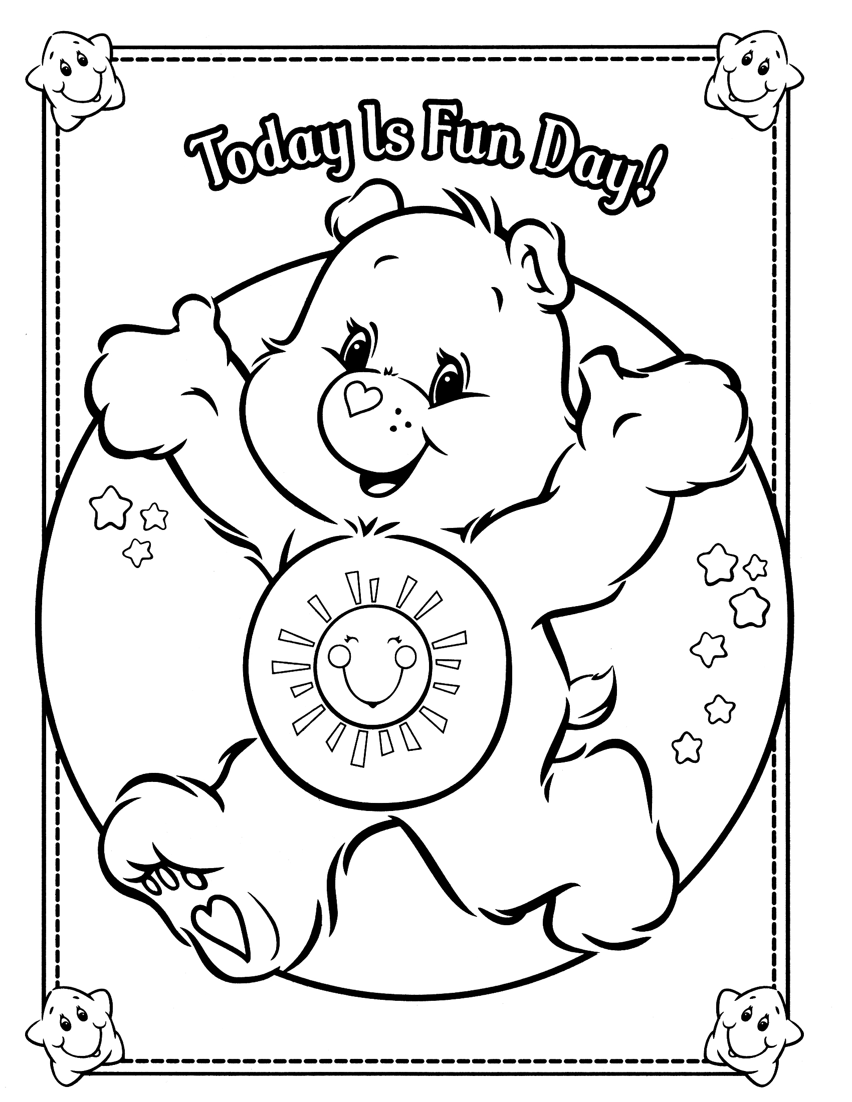 60 Printable Care Bear Coloring Book 44