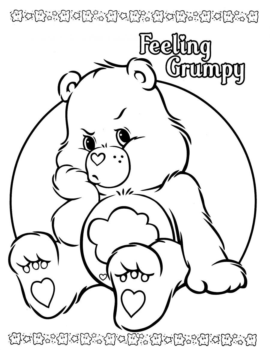 60 Printable Care Bear Coloring Book 45